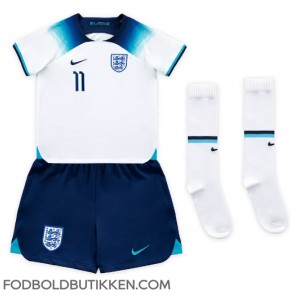 England Marcus Rashford #11 Hjemmebanetrøje Børn VM 2022 Kortærmet (+ Korte bukser)